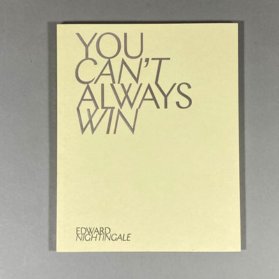 YOU CAN'T ALWAYS WIN