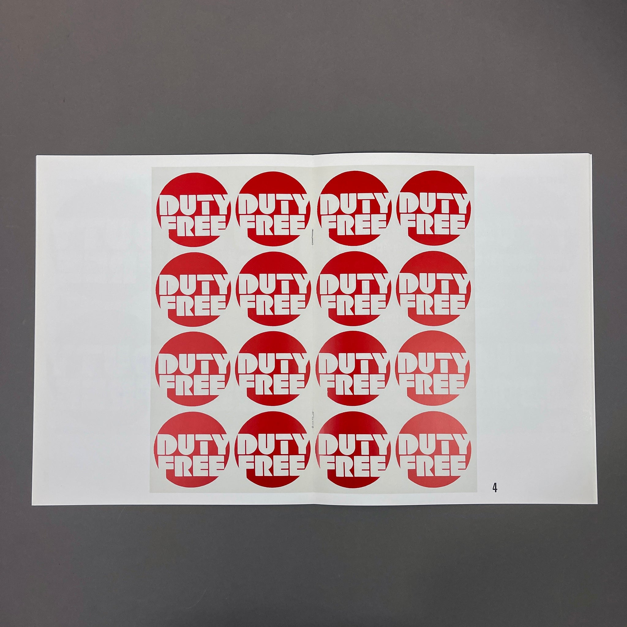 ANDY WARHOL : DUTY FREE