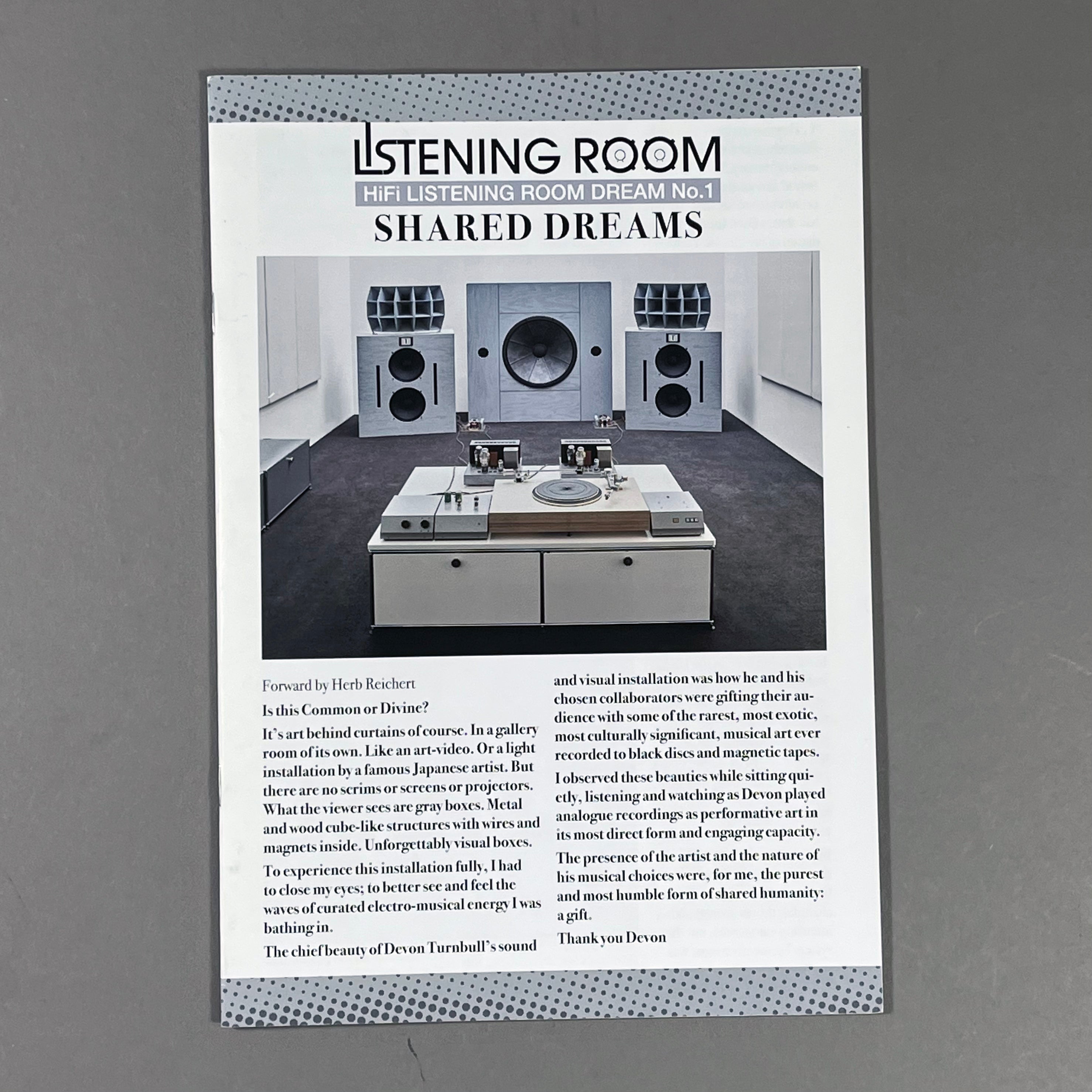 LISTENING ROOM