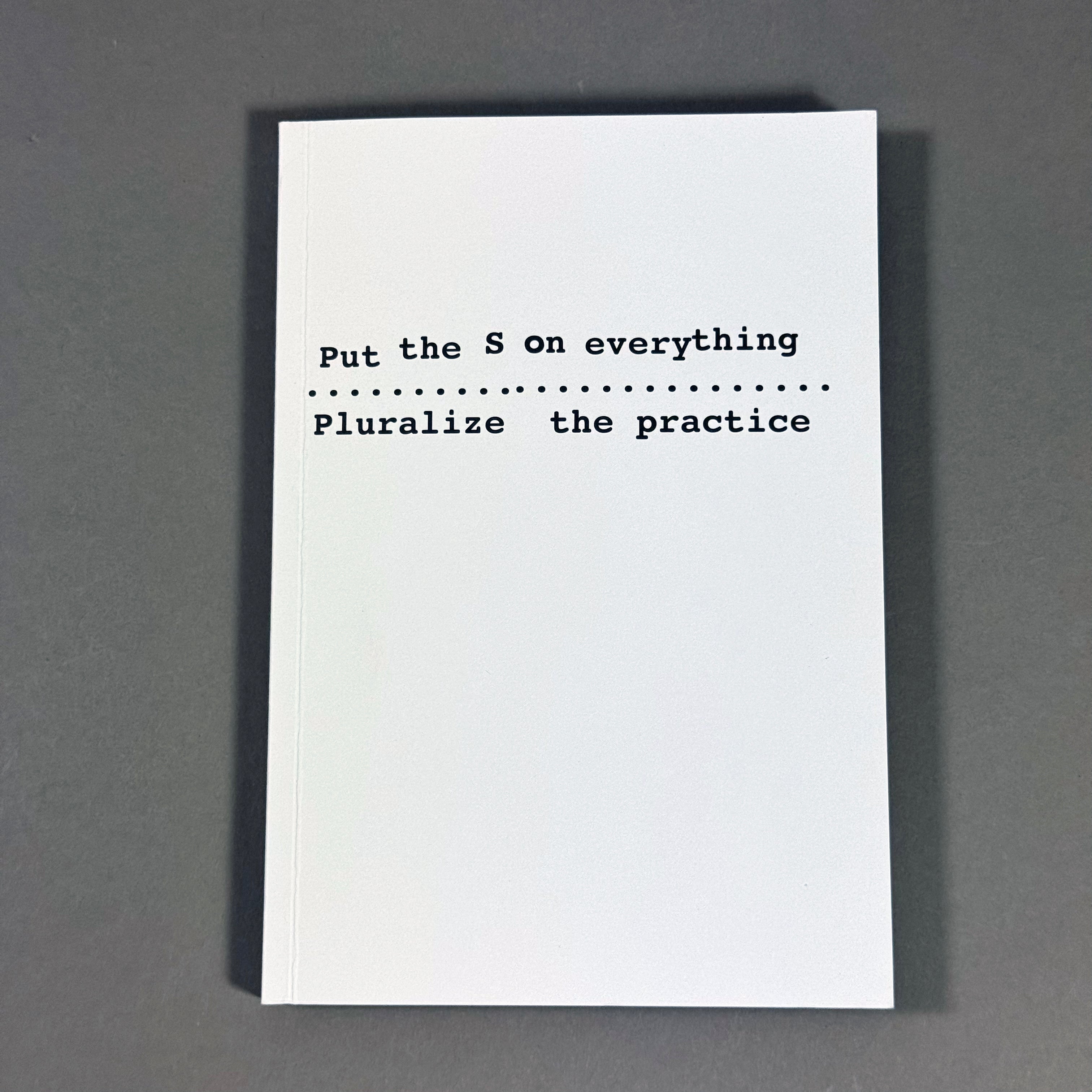 PLURALIZE THE PRACTICE - BOOK