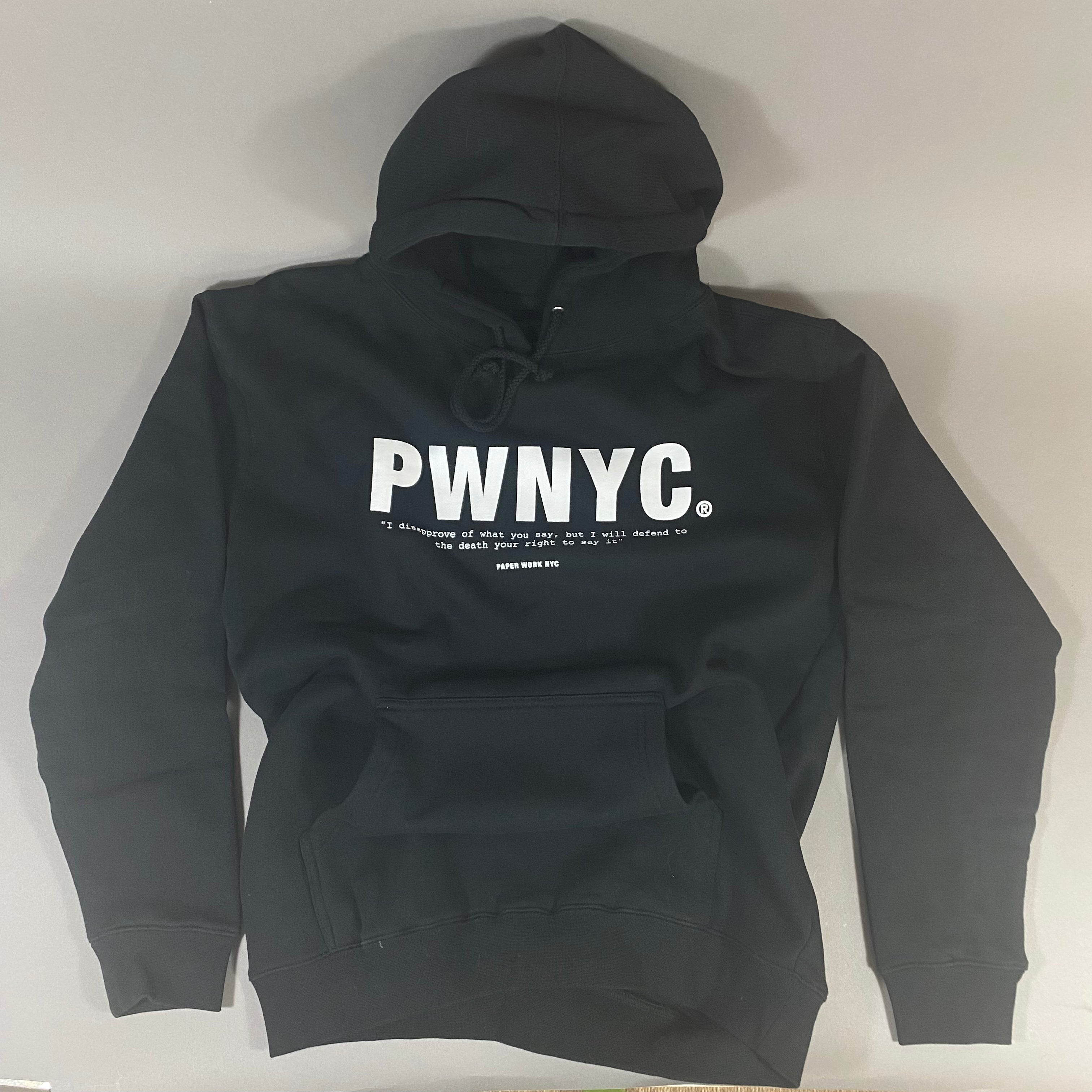 PWNYC BLACK HOODIE