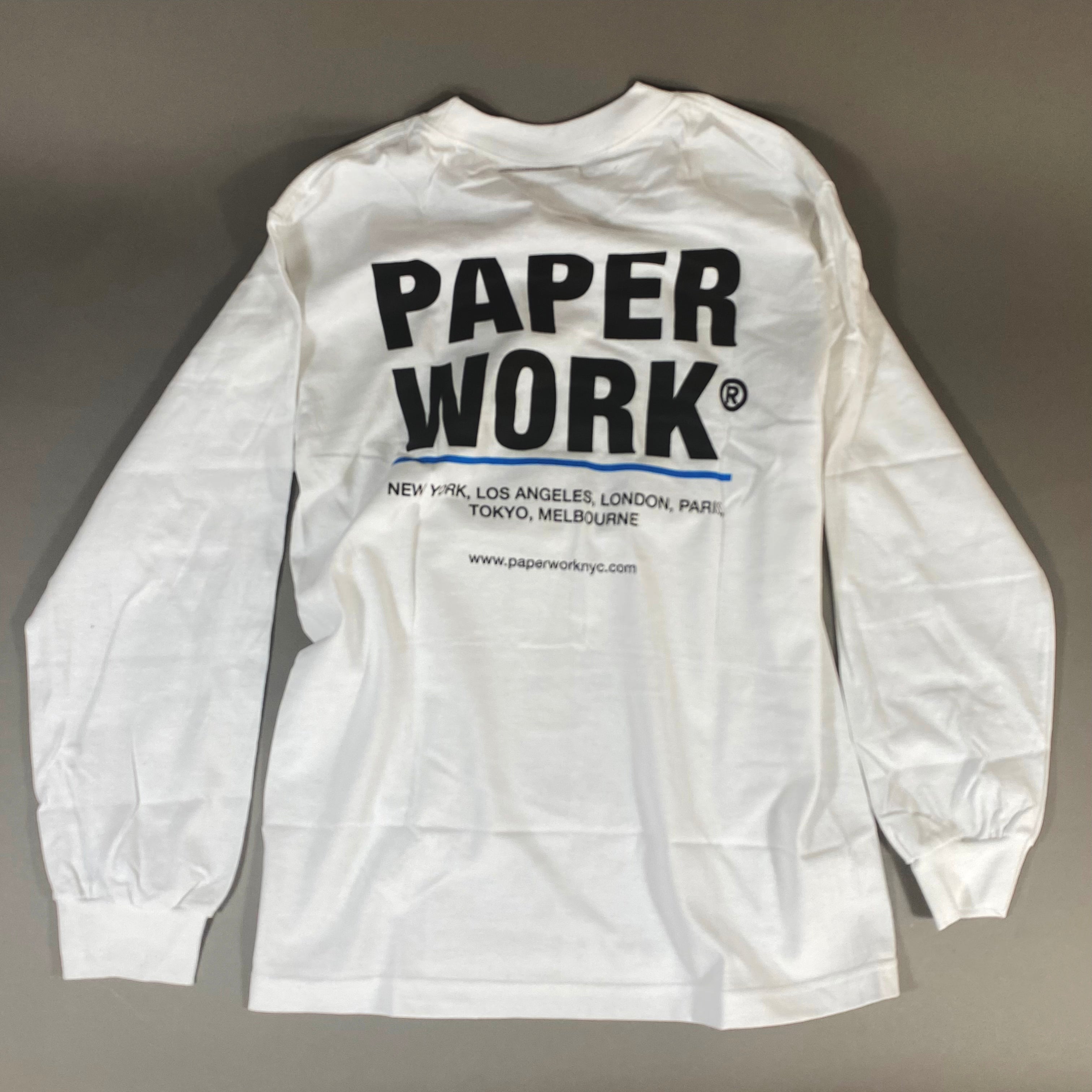 PAPER WORK WHITE LONG SLEEVE