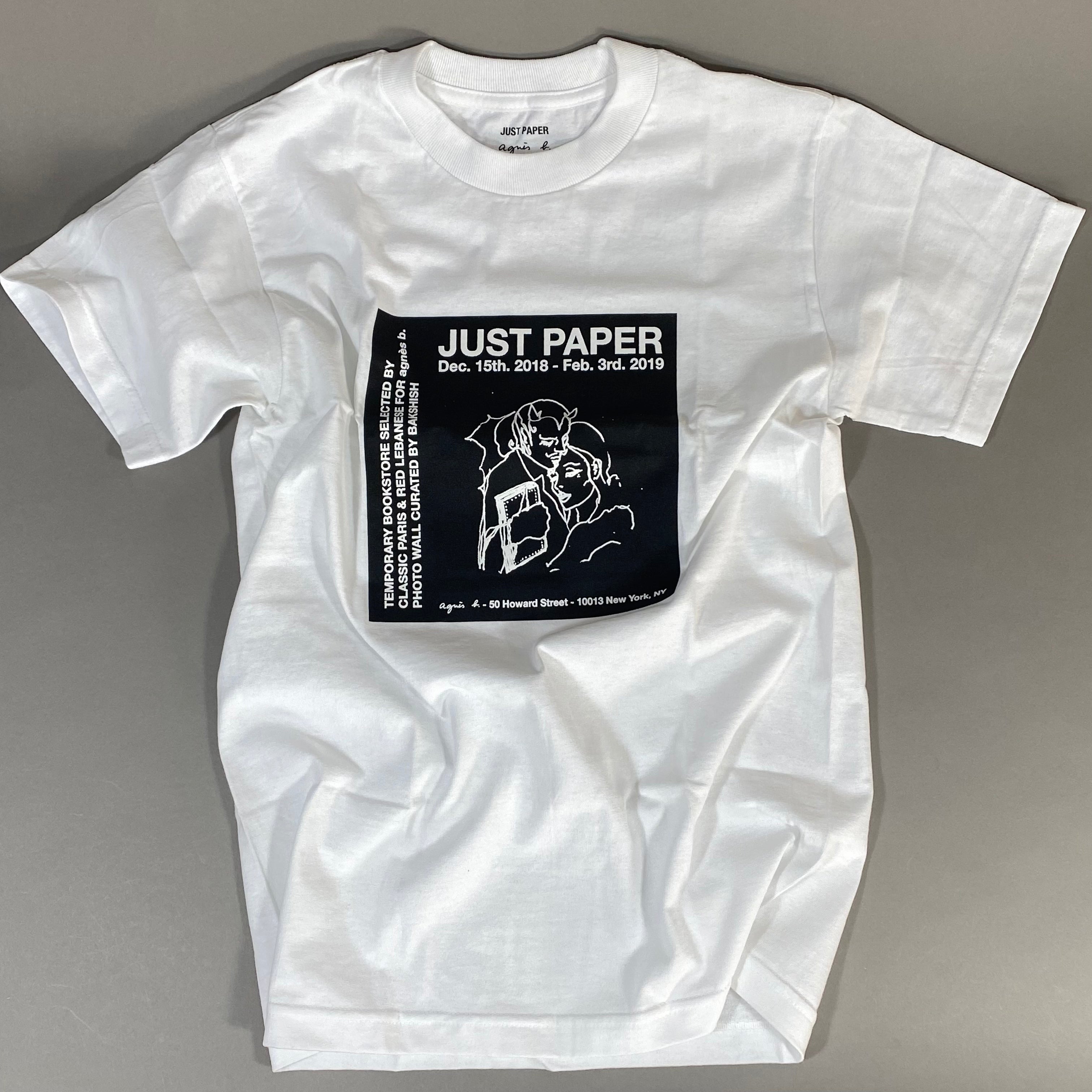 JUST PAPER & AGNÈS B. SHORT SLEEVE TEE SHIRT