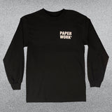 PAPER WORK BLACK LONG SLEEVE