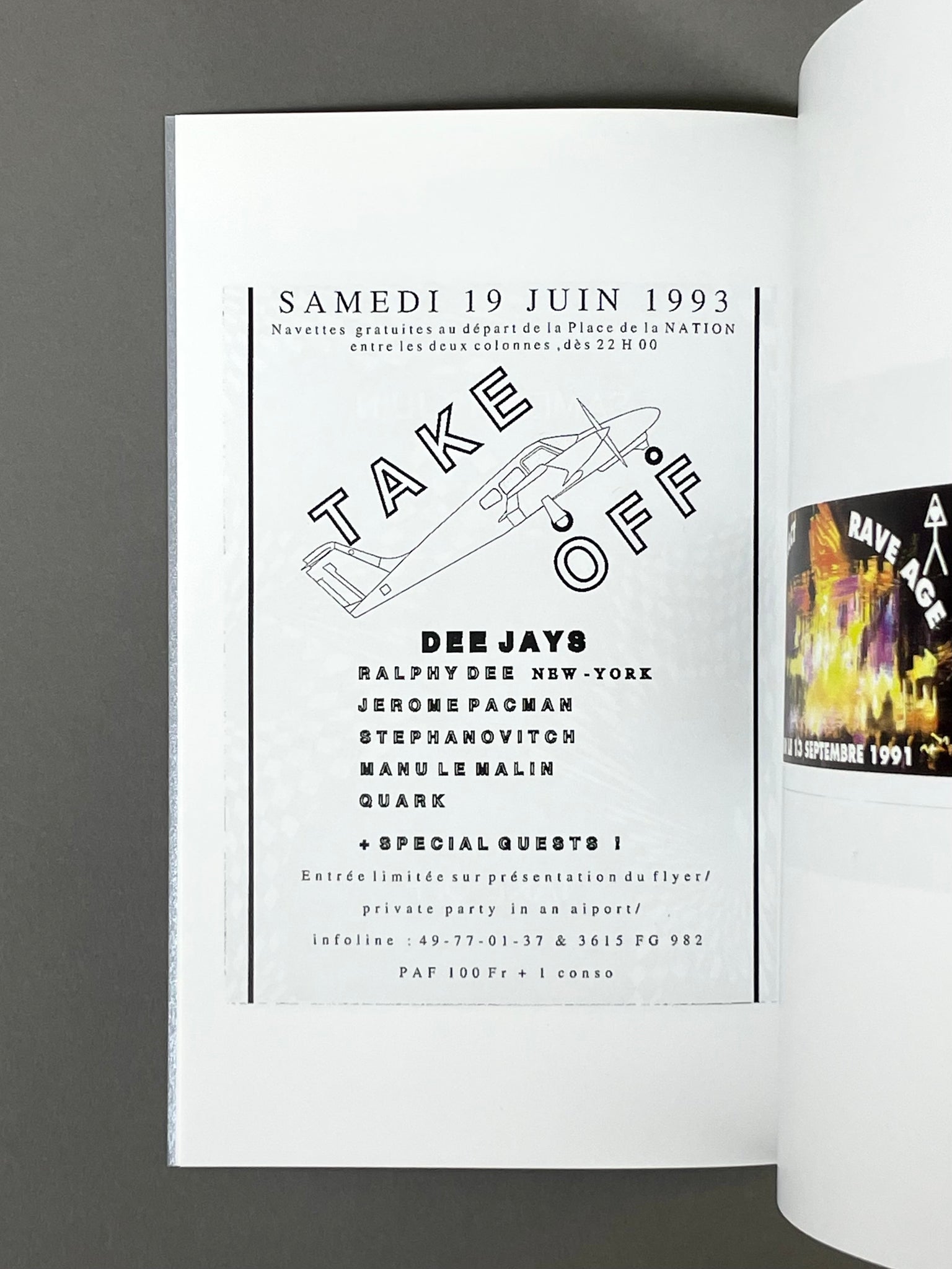 PARIS RAVE FLYERS 1991-1994