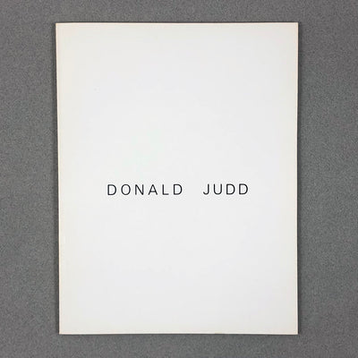 FIFTEEN WORKS BY DONALD JUDD